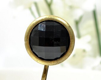 Bronze Hair Pin Black Bobby Pin Large Bobbies Boho Hair Bead Simple Hair Pin