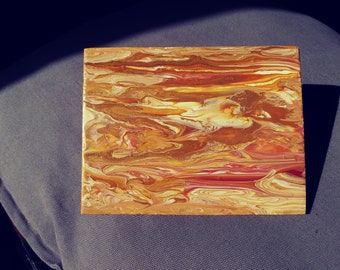 Jupiter: Acrylic on wood panel
