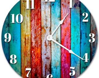 Rustic Clocks Etsy