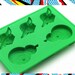 STAR WARS BB8 & YODA - Mold for Candy / Chocolate / Cake / Ice / Wax for Candles and Crayons