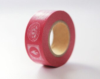 PINK POSTAL- Single Roll 18 mm