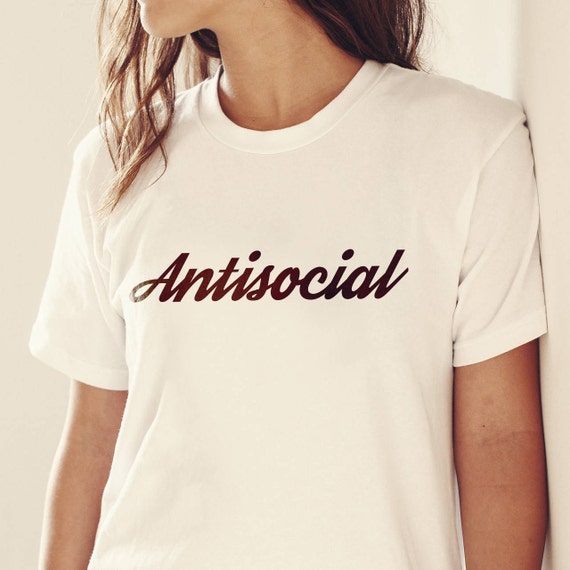 black antisocial shirt