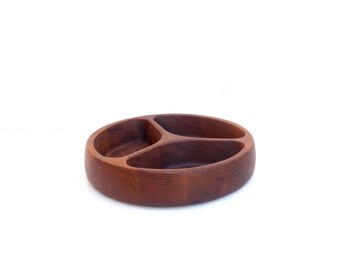 Vintage Dansk Teak Serving Tray, Appetizer Tray
