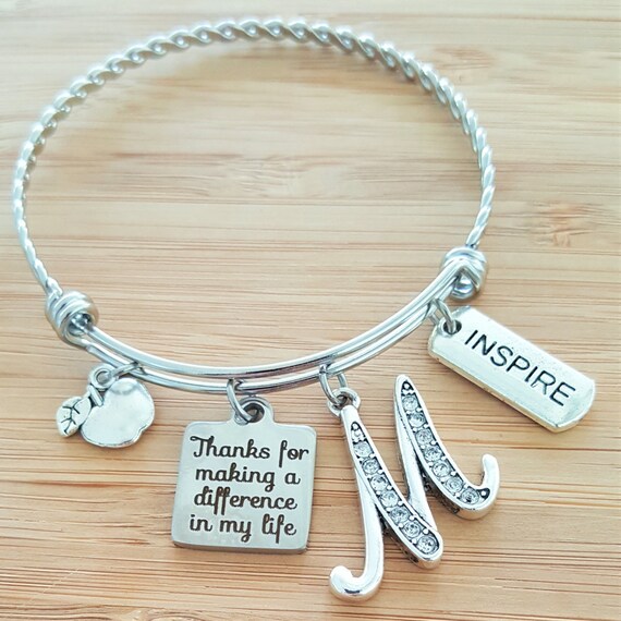 Teacher Appreciation Gift Teacher Gifts Teacher Bracelet Daycare Provider Gift Daycare Gift Babysitter Gift Gift for Babysitter Nanny Gift