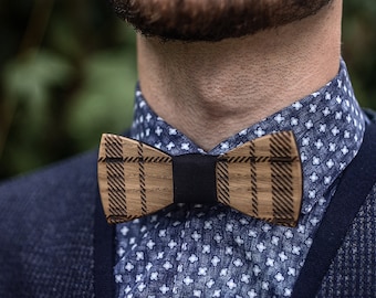 Wooden bow tie | Etsy