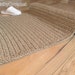 Natural rug, Fiber rug, Patio crochet rug, Jute rug, Throw rug, Handmade rug , 120 x 90 cm