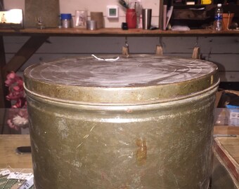 Vintage Film Reel Tin
