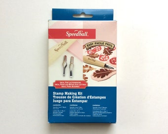 NEW Speedball Stamp Making Kit, Rubber Stamp Kit, Creative Project, Kids, Complete