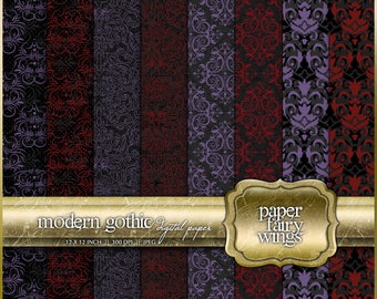 Modern Gothic Digital Paper