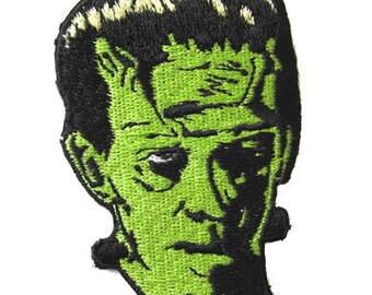 Green Frankenstein Monster Patch