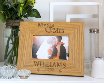 Wedding Photo Frame Personalized