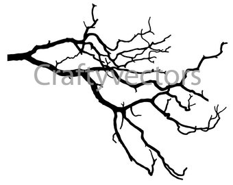 Bare Branch Number 2 SVG cut file