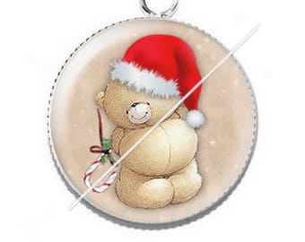 Pendant cabochon resin Merry Christmas happy holidays 27