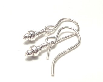 minimalist silver earrings small sterling silver earrings silver drop earrings small dangle earrings