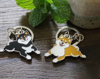 SHIBA INU -lying down- KeyChain