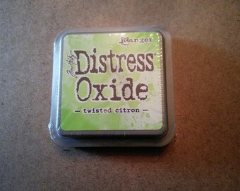 Tim Holtz Distress Oxide Ink Pad, Twisted Citron Distress Oxide Ink Pad Brand New