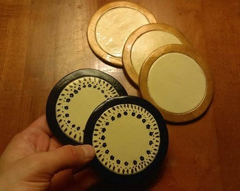 Ceramic Coasters - Set of 4