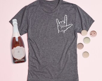Sign language shirt | Etsy