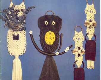 The Macrame Times - Vintage Macrame Pattern Book