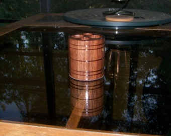 Vapor Stands Trek-E Solid Walnut - Cup Holder Ecig Stand