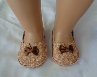 Beige Brown 18" Doll Sandals-Shown on my american girl doll