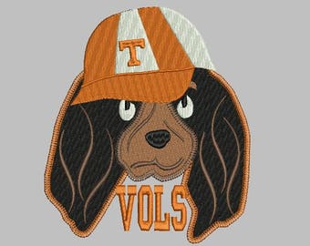 Tennessee football machine embroidery design
