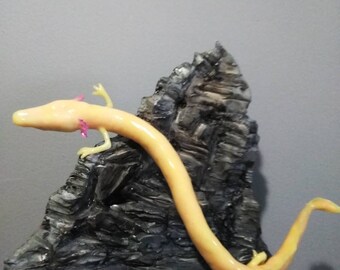 Olm sculpture, amphibian sculpture, olm figurine