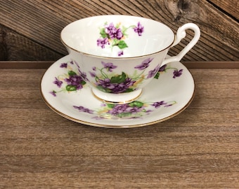 Clarence England Teacup & Saucer