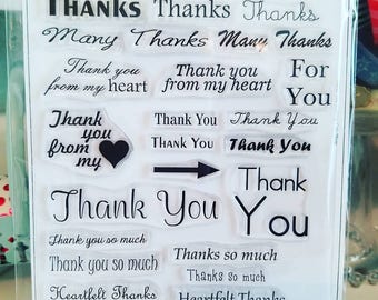 1 Custom Clear 4x5 Photopolymer Stamp set