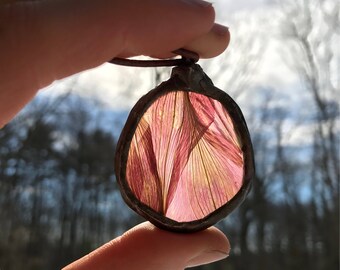 Real Flower Necklace | Pressed Fower Necklace | Handmade Necklace | Floral Jewelry | Botanical Jewelry | Nature Jewelry | Boho Jewelry
