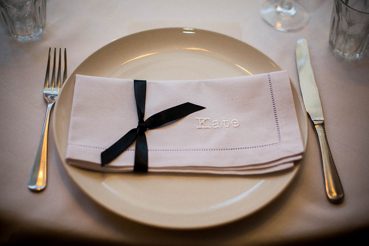 Place Setting Napkins Cotton Hemstitch Napkins