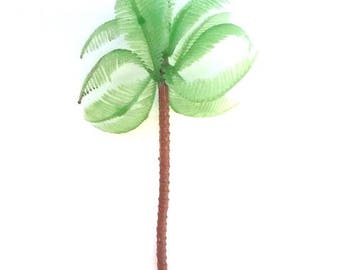 miniature palm tree figurines