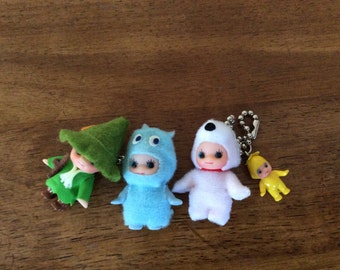 Kawaii Kewpie figure dolls charms.Anime Moomin Snufkin Snoopy Woodstock