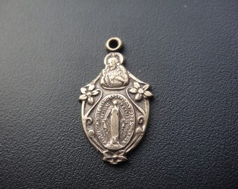 Solid bronze rosary, bronze rosary finding, rosary