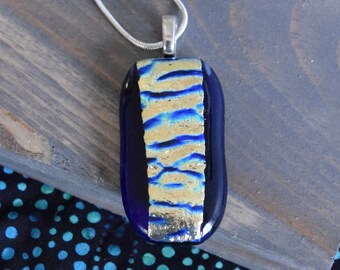 Dichroic Glass Necklace