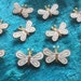 Butterfly Flutter (16) Vintage Enamel & Brass Patina Great Quality Earrings Pendants
