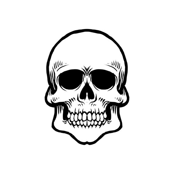 Download Skull SVG Cut files for Silhouette Cricut downloads Vector