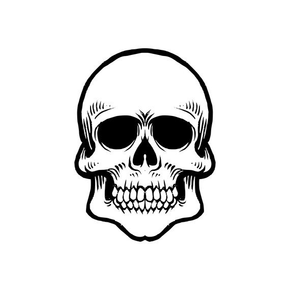 Download Skull SVG Cut files for Silhouette Cricut downloads Vector