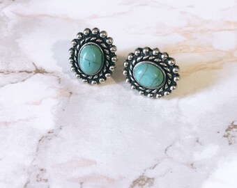 Turquoise Stud Earrings