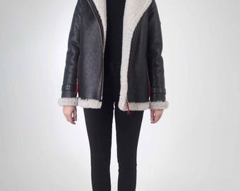 Shearling sheepskin jacket Rebel