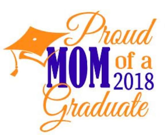 Download Proud MOM of a 2018 Graduate. SVG Cut File