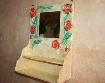 Rack, Cabinet with a mirror