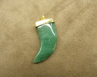 PENDANT Horn pattern - aventurine
