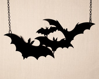 Twinkle, twinkle little bats How I wonder what you're at Necklace - Laser Cut Necklace (C.A.B. Fayre Original Design)