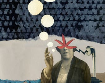 Chloé / collage original / Interférences