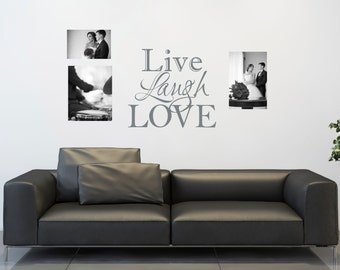Live Laugh Love Wall Decal Sticker