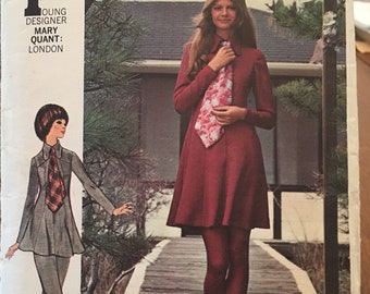 Rare Butterick Pattern #5912 Mary Quant