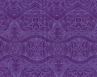 Untitled Purple Australian Aboriginal Fabric
