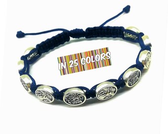 St Michael Guardian angel bracelet, protection bracelet, christian bracelet, st michael medals, saint michael, catholic gift for men women