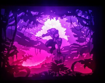 Predator - Paper Cutting Light Box Template files